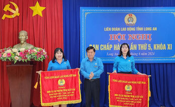 Long An has 2 collectives receiving Emulation Flags and 22 collectives and 68 individuals receiving Certificates of Merit from Vietnam General Confederation of Labor.