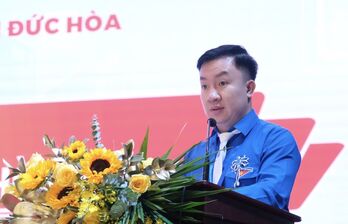 Anh Nguyễn Minh Tâm tái đắc cử chức danh Chủ tịch Hội LHTN Việt Nam huyện Đức Hòa