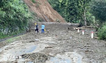 Mưa lớn kéo dài gây nhiều thiệt hại kết cấu hạ tầng giao thông Lai Châu