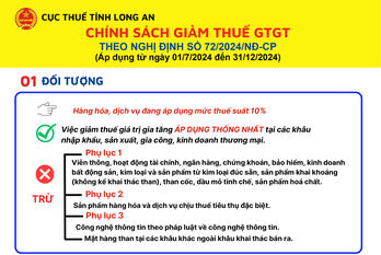 Chính sách giảm thuế giá trị gia tăng theo Nghị định số 72/2024/NĐ-CP