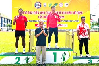 Hoài Văn giành Huy chương Vàng tại giải vô địch điền kinh TP.HCM mở rộng
