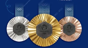 Thiết kế đặc biệt của huy chương Olympic Paris 2024