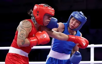 Vietnamese female boxer advances to 2nd qualification round at Paris Olympics