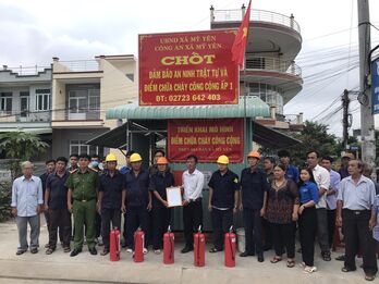 Mỹ Yên bảo đảm an ninh, trật tự địa bàn giáp ranh