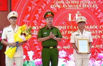 Thành lập Đội Cảnh sát phòng cháy, chữa cháy và cứu nạn, cứu hộ thuộc Công an huyện Bến Lức