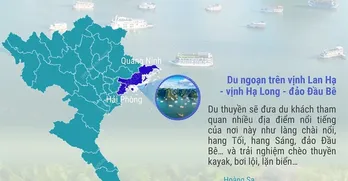 Hai tour đi thuyền của Việt Nam vào tốp trải nghiệm tuyệt vời nhất thế giới