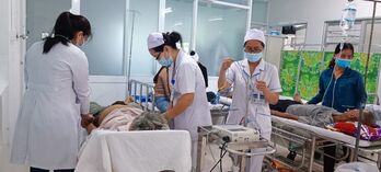 Tai nạn giao thông trên cao tốc TP.HCM - Trung Lương, 10 người nhập viện