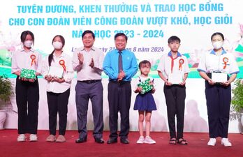 Tuyên dương, khen thưởng con của đoàn viên Công đoàn