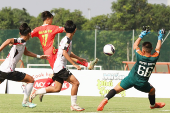 U15 Long An thất bại trong ngày ra quân