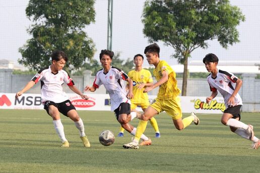 Hòa đội đầu bảng, U15 Long An nói lời chia tay vòng chung kết U15 quốc gia