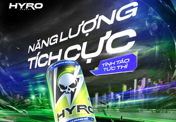 Ra mắt lần đầu tại Việt Nam: Nước tăng lực HYRO Energy không bổ sung đường