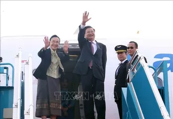 Lao top leader thanks Vietnam following state visit