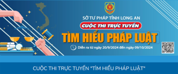 Sở Tư pháp Long An tổ chức Cuộc thi trực tuyến 'Tìm hiểu pháp luật'