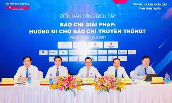 Diễn đàn Tổng Biên tập năm 2024 thảo luận sâu chủ đề về báo chí giải pháp