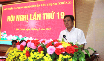 Tân Thạnh quyết tâm 'về đích' huyện nông thôn mới năm 2024