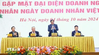 Thủ tướng chủ trì gặp mặt doanh nghiệp nhân Ngày Doanh nhân Việt Nam