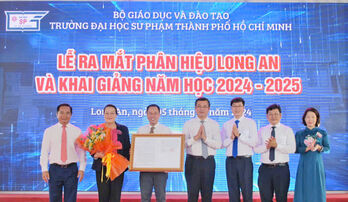 Opening ceremony of Ho Chi Minh City University of Education, Long An branch