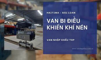 Van Nhập Khẩu THP: Van bi điều khiển khí nén | Kosaplus - Haitima