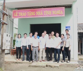 Tân Trụ: Bàn giao 3 căn nhà tình nghĩa