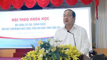 Long An thu hút container vào cảng trên địa bàn