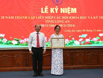 Liên hiệp các Hội Khoa học và Kỹ thuật tỉnh Long An kỷ niệm 20 năm ngày thành lập