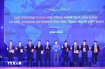 10 nhà khoa học trẻ xuất sắc được nhận Giải thưởng Quả Cầu Vàng 2024