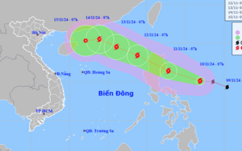 Bão Toraji nối đuôi bão Yinxing vào Biển Đông