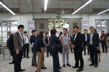 Ibaraki delegation visits Long An College