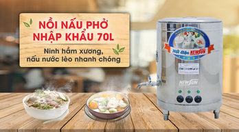 Địa chỉ phân phối nồi phở điện 70 lít phổ biến trên thị trường hiện nay