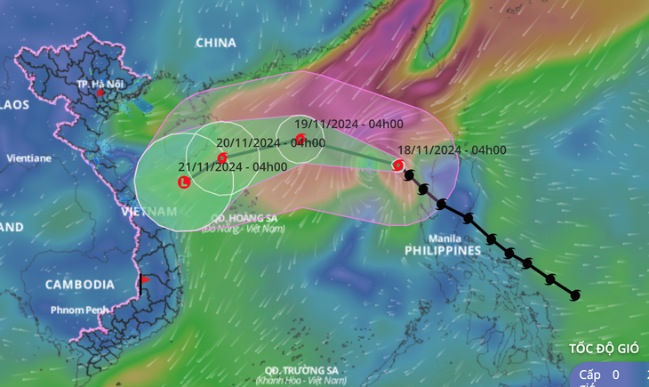 Bão số 9 liệu có đổ bộ vào Việt Nam? - Ảnh 1.