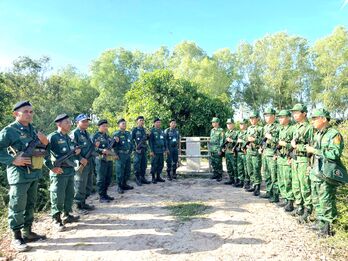 Đồn Biên phòng Bến Phố - Tăng cường công tác đối ngoại biên phòng