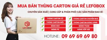 Mua bán thùng carton cũ TPHCM & các tỉnh miền Nam giá rẻ tại kho LefoBox