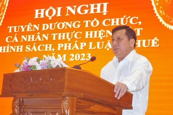 Năm 2023: Có 71 tổ chức, cá nhân thực tốt nghĩa vụ nộp thuế