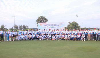 140 golfers participate in Long An - Korea Friendship Golf Tournament 2024