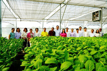 High technology application in vegetable and shrimp farming