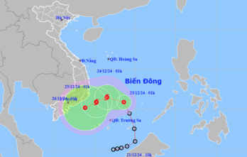 Áp thấp nhiệt đới trên Biển Đông khả năng mạnh lên thành bão số 10