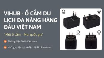 VIHUB - Ổ cắm du lịch đa năng tại Việt Nam