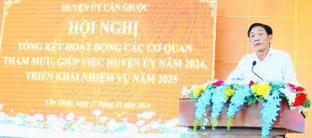 Năm 2024: Các cơ quan khối Đảng huyện Cần Giuộc hoàn thành xuất sắc nhiệm vụ