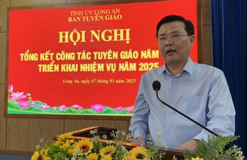 Năm 2024: Ngành Tuyên giáo Long An hoàn thành tốt nhiệm vụ được giao