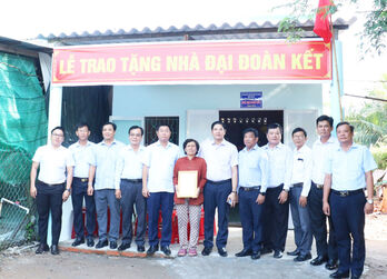 Giai đoạn 2020-2024: Huyện Tân Trụ vận động xây dựng 113 căn nhà Đại đoàn kết