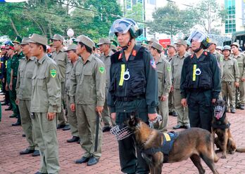 Trấn áp mạnh tội phạm, giữ bình yên cho nhân dân vui tết