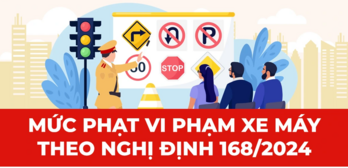 Mức phạt các lỗi người lái xe máy, ô tô hay gặp theo Nghị định 168