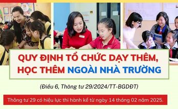 Dạy thêm ngoài nhà trường phải đăng ký ra sao?