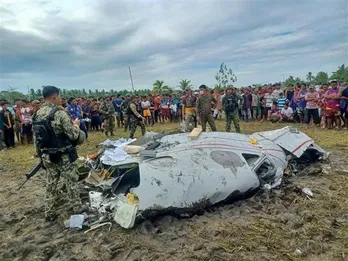 US military aircraft crashes in Philippines, killing four