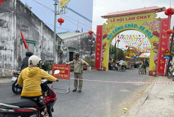 Bảo đảm an ninh, trật tự tại Lễ hội Làm Chay