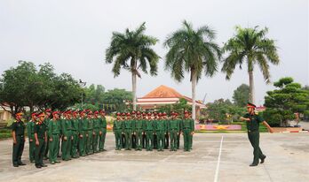 Khí thế mùa luyện quân