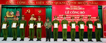 Chuyển phục vụ chuyên nghiệp cho 33 chiến sĩ thực hiện nghĩa vụ tham gia Công an nhân dân