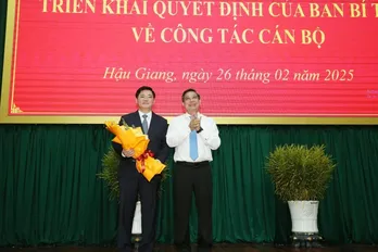 Ông Nguyễn Tuấn Anh giữ chức Phó Bí thư Thường trực Tỉnh ủy Hậu Giang