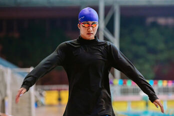 Swimmer Vo Thi My Tien breaks 2 national records