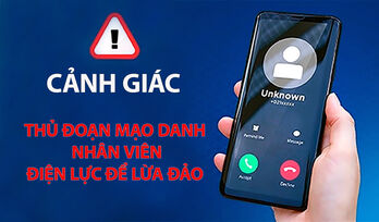 Cảnh giác với cuộc gọi tự xưng nhân viên điện lực